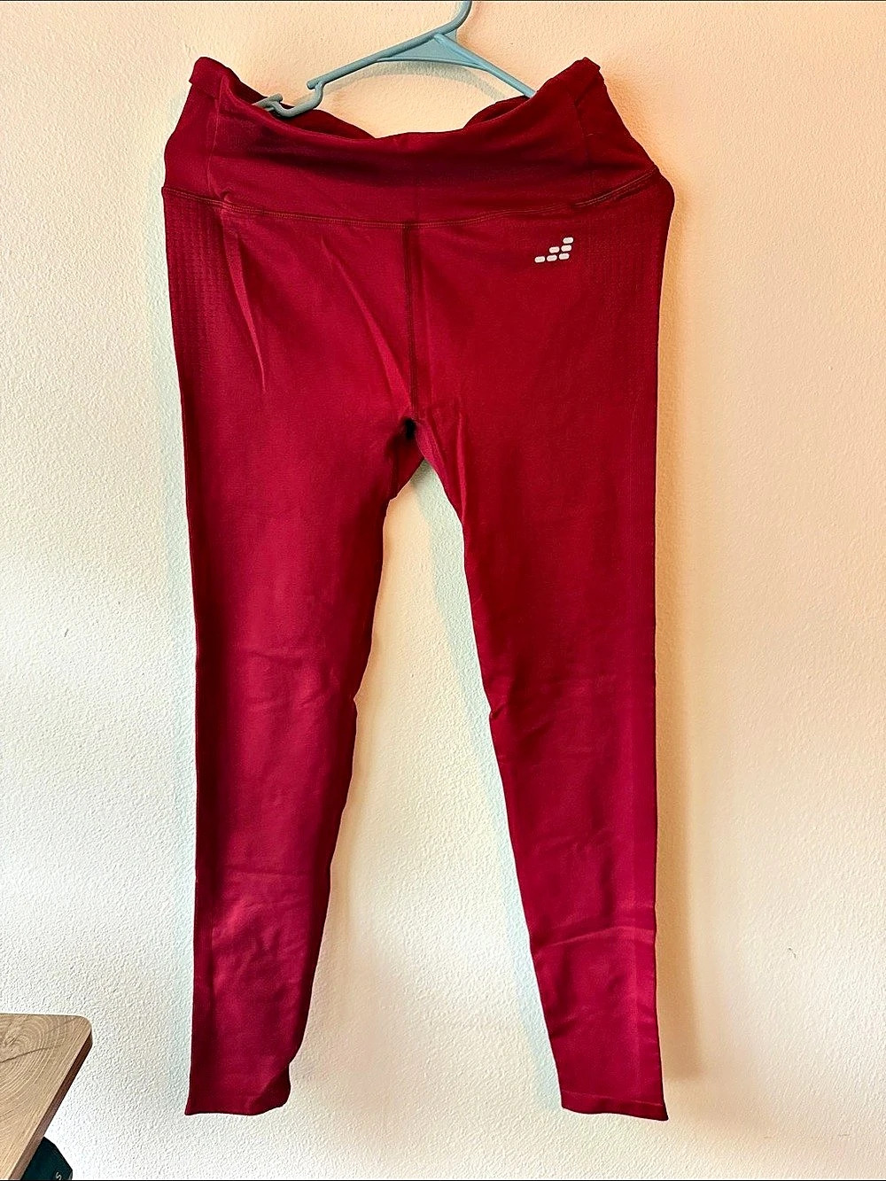 BCG Women's Burgundy Performance Leggings Size Medium